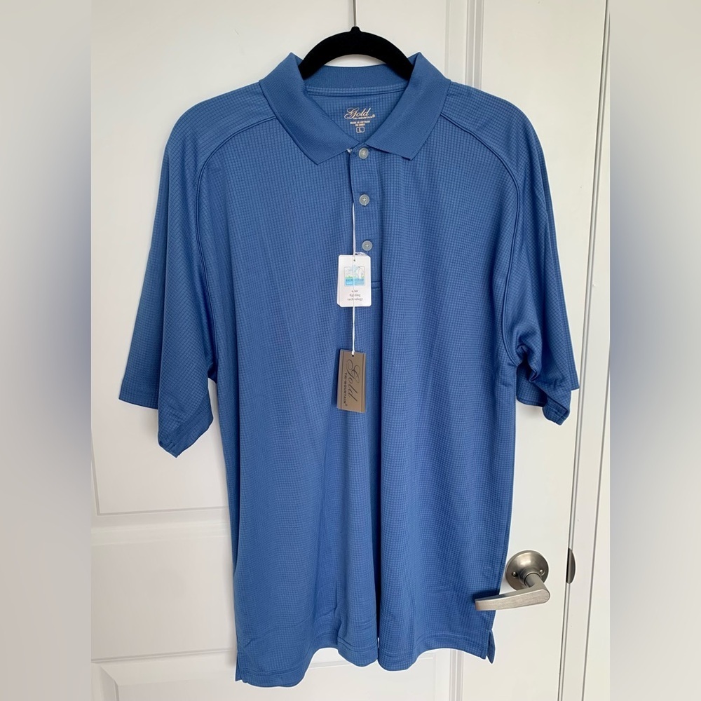 NWT Blue Collared Golf  Shirt